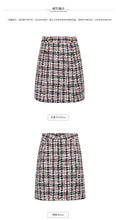 Load image into Gallery viewer, 2018 new brand women's couture tweed skirt casual casual dress skirt 28650