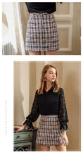 Load image into Gallery viewer, 2018 new brand women's couture tweed skirt casual casual dress skirt 28650