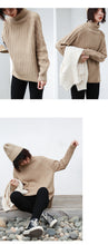 Load image into Gallery viewer, "Clearance seconds kill 86 yuan no refund no change" solid color sweater women's pullover round neck loose base shirt 18407