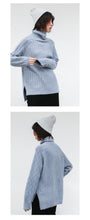 Load image into Gallery viewer, "Clearance seconds kill 86 yuan no refund no change" solid color sweater women's pullover round neck loose base shirt 18407