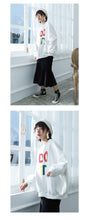 Load image into Gallery viewer, [Clearing the warehouse, killing 68 yuan per second, no refund, no change], flannel letters, sweater, warmth jacket 8880-2