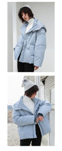 Load image into Gallery viewer, "Clearance seconds kill 228 yuan without refund or change" 2018 winter hooded bread grid down jacket 3005 women