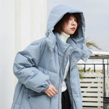 Load image into Gallery viewer, [Clearing the warehouse, killing 286 yuan per second, no refund, no change]Baitao thick medium-long-style down jacket woman 3028