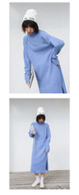 Load image into Gallery viewer, "Clearance seconds kill 86 yuan no refund no change" knitted dress female solid color high collar long sleeve underskirt 8358
