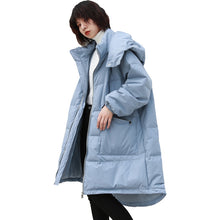 Load image into Gallery viewer, [Clearing the warehouse, killing 286 yuan per second, no refund, no change]Baitao thick medium-long-style down jacket woman 3028