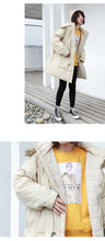Load image into Gallery viewer, [Clearance Seconds Kill 186 Yuan, No Refund, No Exchange] Medium and Long cotton-padded jacket Women Plus F Loose Large Size Jacket 3032