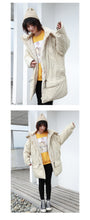 Load image into Gallery viewer, [Clearance Seconds Kill 186 Yuan, No Refund, No Exchange] Medium and Long cotton-padded jacket Women Plus F Loose Large Size Jacket 3032