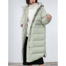 Load image into Gallery viewer, [Clearing the warehouse and killing 326 yuan per second without refund or replacement] Female 3025 with medium and long white duck down jacket