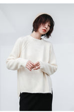 Load image into Gallery viewer, [Clean the warehouse, kill 86 yuan, no refund, no change] Round-collar pullover, pure-color sweater, women's bottom sweater, knitted sweater 265985