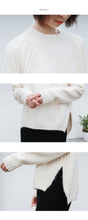 Load image into Gallery viewer, [Clean the warehouse, kill 86 yuan, no refund, no change] Round-collar pullover, pure-color sweater, women's bottom sweater, knitted sweater 265985