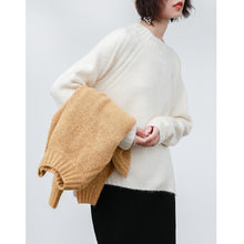 Load image into Gallery viewer, [Clean the warehouse, kill 86 yuan, no refund, no change] Round-collar pullover, pure-color sweater, women's bottom sweater, knitted sweater 265985