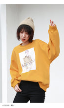 Load image into Gallery viewer, Long-sleeved printed cardigan 88556 with plush and sweater