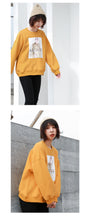 Load image into Gallery viewer, Long-sleeved printed cardigan 88556 with plush and sweater