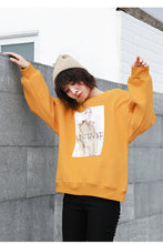 Load image into Gallery viewer, Long-sleeved printed cardigan 88556 with plush and sweater