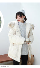 Load image into Gallery viewer, [Clearance Seconds Kill 266 Yuan, No Refund, No Exchange] Fox Wool Collar Loose White Duck Down Jacket Female 3029
