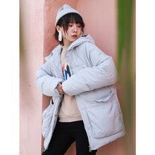 Load image into Gallery viewer, [Clearance Seconds Kill 266 Yuan, No Refund, No Exchange] Fox Wool Collar Loose White Duck Down Jacket Female 3029