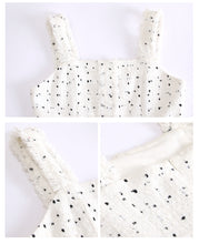 Load image into Gallery viewer, Spring 2019 new brand women's woolen stitching A-shaped vest skirt temperament lady dress 69361