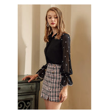 Load image into Gallery viewer, 2018 new brand women's couture tweed skirt casual casual dress skirt 28650