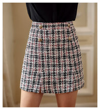 Load image into Gallery viewer, 2018 new brand women's couture tweed skirt casual casual dress skirt 28650