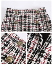 Load image into Gallery viewer, 2018 new brand women's couture tweed skirt casual casual dress skirt 28650