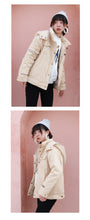 Load image into Gallery viewer, Short-term loose alphabet worker leisure cotton-padded woman 3033