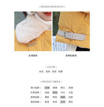 Load image into Gallery viewer, 2018 Winter New ins Korean Short Coat Female cotton-padded jacket Thickened Loose White Duck Down Jacket Female 3037