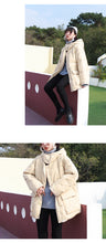 Load image into Gallery viewer, Winter Loose Large Size Bread Dress White Duck Down Dress Female 3050