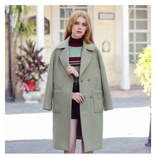 Load image into Gallery viewer, Winter 2018 New Woman's Wear Long-style Wool Suit 97030