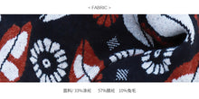 Load image into Gallery viewer, Loose Coloured Flower V-collar Bottom Jacket 851
