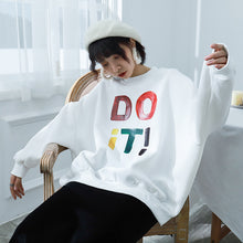 Load image into Gallery viewer, [Clearing the warehouse, killing 68 yuan per second, no refund, no change], flannel letters, sweater, warmth jacket 8880-2