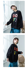 Load image into Gallery viewer, [Clearing the warehouse, killing 68 yuan per second, no refund, no change], flannel letters, sweater, warmth jacket 8880-2