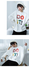 Load image into Gallery viewer, [Clearing the warehouse, killing 68 yuan per second, no refund, no change], flannel letters, sweater, warmth jacket 8880-2