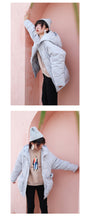 Load image into Gallery viewer, [Clearance Seconds Kill 266 Yuan, No Refund, No Exchange] Fox Wool Collar Loose White Duck Down Jacket Female 3029
