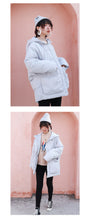 Load image into Gallery viewer, [Clearance Seconds Kill 266 Yuan, No Refund, No Exchange] Fox Wool Collar Loose White Duck Down Jacket Female 3029