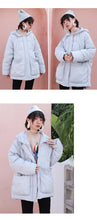 Load image into Gallery viewer, [Clearance Seconds Kill 266 Yuan, No Refund, No Exchange] Fox Wool Collar Loose White Duck Down Jacket Female 3029