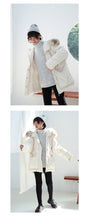 Load image into Gallery viewer, [Clearance Seconds Kill 266 Yuan, No Refund, No Exchange] Fox Wool Collar Loose White Duck Down Jacket Female 3029
