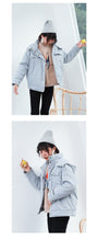 Load image into Gallery viewer, Short-term loose alphabet worker leisure cotton-padded woman 3033