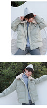 Load image into Gallery viewer, 2018 Winter New ins Korean Short Coat Female cotton-padded jacket Thickened Loose White Duck Down Jacket Female 3037