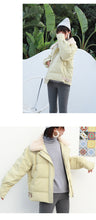 Load image into Gallery viewer, 2018 Winter New ins Korean Short Coat Female cotton-padded jacket Thickened Loose White Duck Down Jacket Female 3037