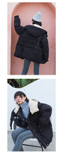 Load image into Gallery viewer, Winter Loose Large Size Bread Dress White Duck Down Dress Female 3050