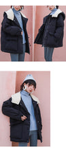 Load image into Gallery viewer, Winter Loose Large Size Bread Dress White Duck Down Dress Female 3050