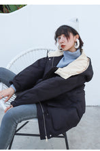 Load image into Gallery viewer, Winter Loose Large Size Bread Dress White Duck Down Dress Female 3050