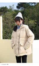 Load image into Gallery viewer, Winter Loose Large Size Bread Dress White Duck Down Dress Female 3050