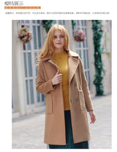 Load image into Gallery viewer, Winter 2018 New Woman's Wear Long-style Wool Suit 97030