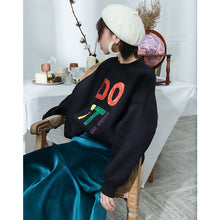 Load image into Gallery viewer, [Clearing the warehouse, killing 68 yuan per second, no refund, no change], flannel letters, sweater, warmth jacket 8880-2