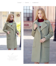 Load image into Gallery viewer, Winter 2018 New Woman's Wear Long-style Wool Suit 97030