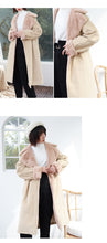 Load image into Gallery viewer, "Clearance seconds kill 216 times without refund or change" fur collar fur inside loose long cotton-padded clothes 3062 women