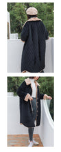 Load image into Gallery viewer, 2019 new Korean version of loose short rabbit fur one thickened cotton-padded jacket women's long wool collar cotton-padded clothes a generation of hair
