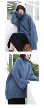 Load image into Gallery viewer, "Clearance seconds kill 86 yuan does not return and does not change" high collar rabbit velvet padded sweater base sweater 8899