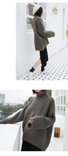 Load image into Gallery viewer, "Clearance seconds kill 86 yuan does not return and does not change" high collar rabbit velvet padded sweater base sweater 8899